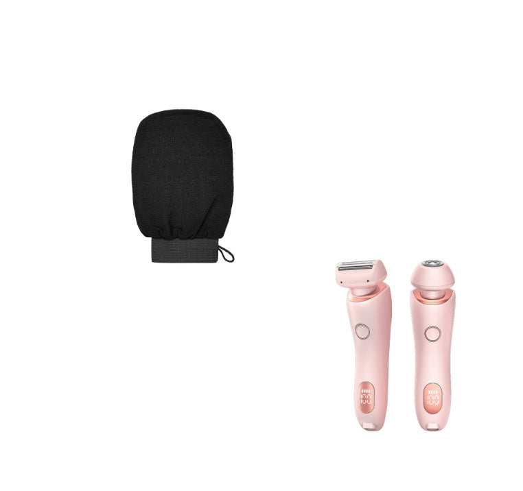 Épilateur 2 en 1 pour femmes, Rechargeable par USB, rasoir pour le corps, le visage, les jambes, les aisselles, le Bikini, les mains et le pubis