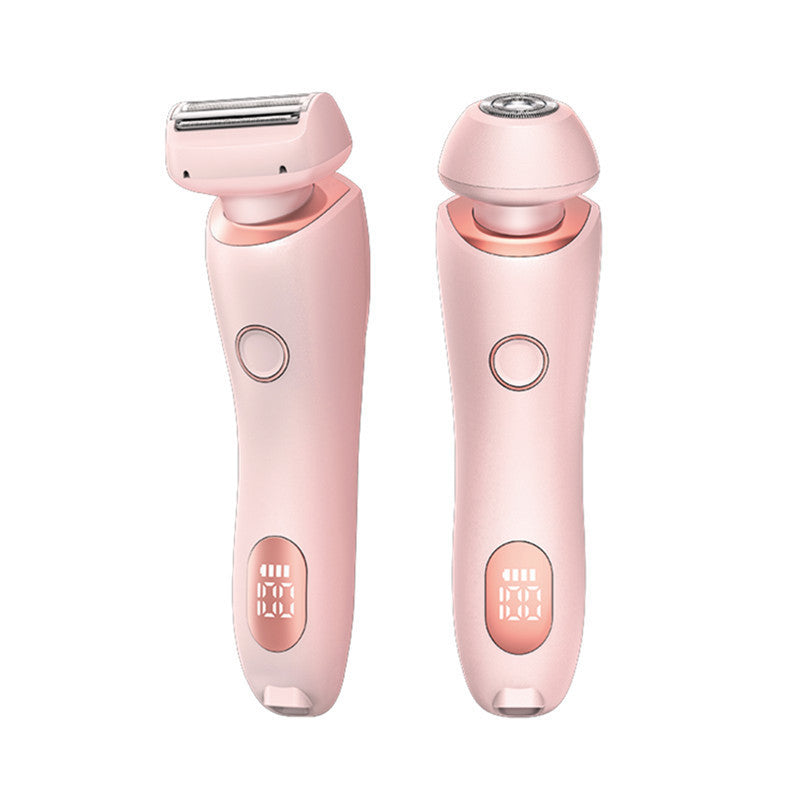 Épilateur 2 en 1 pour femmes, Rechargeable par USB, rasoir pour le corps, le visage, les jambes, les aisselles, le Bikini, les mains et le pubis