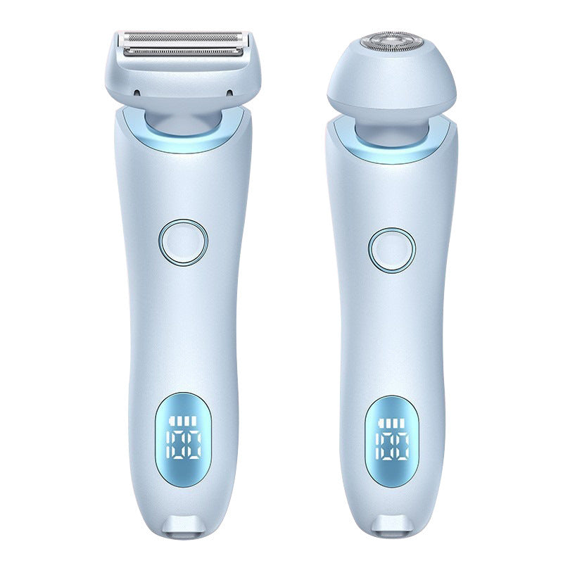 Épilateur 2 en 1 pour femmes, Rechargeable par USB, rasoir pour le corps, le visage, les jambes, les aisselles, le Bikini, les mains et le pubis